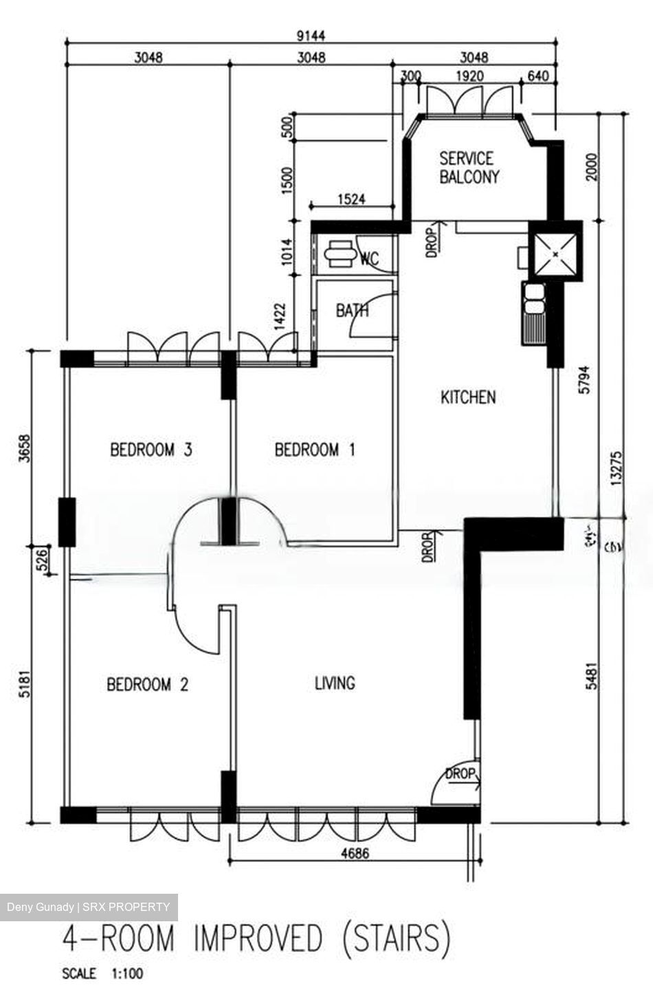 Blk 60 Marine Drive Gardens (Marine Parade), HDB 4 Rooms #423474041